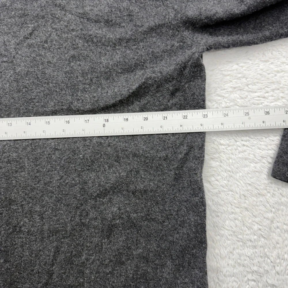 Banana Republic Men's 100% Cashmere V-Neck Sweater Dark Gray‎ Size XL